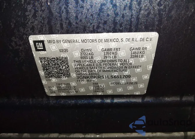 3GNKBKRS1LS651709: 44090074