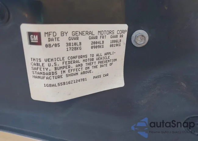 1G8AL55B16Z124781: 44089194