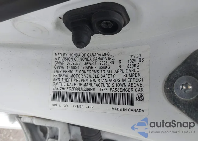 2HGFC2F60LH529846: 44090594