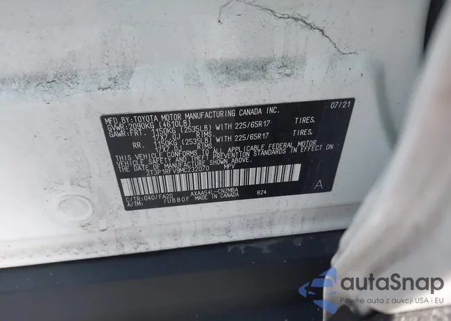 2T3P1RFV9MC232070: 44090683