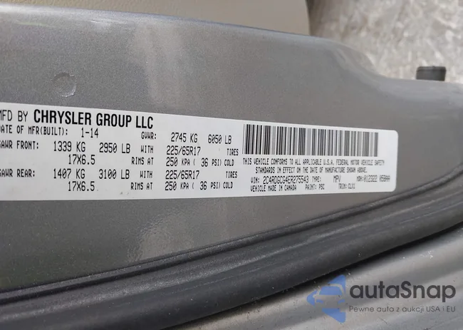 2C4RDGCG4ER275543: 44090749