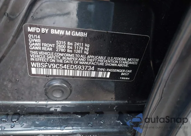 WBSFV9C54ED593734: 44090783