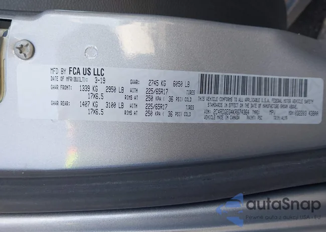 2C4RDGEG4KR674364: 44090804