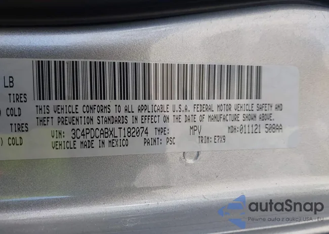 3C4PDCABXLT182074: 44091106