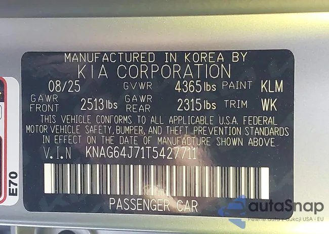 KNAG64J71T5427711: 44090298