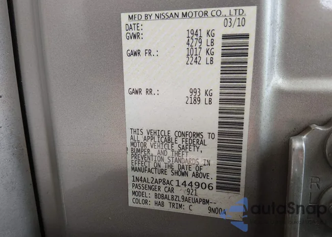 1N4AL2AP8AC144906: 44090398