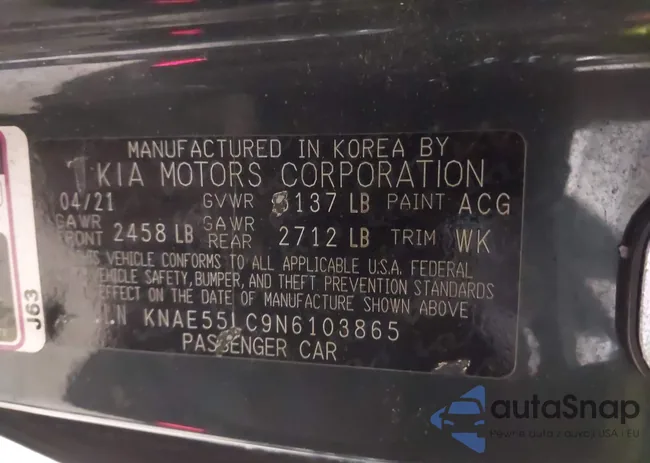 KNAE55LC9N6103865: 44091632