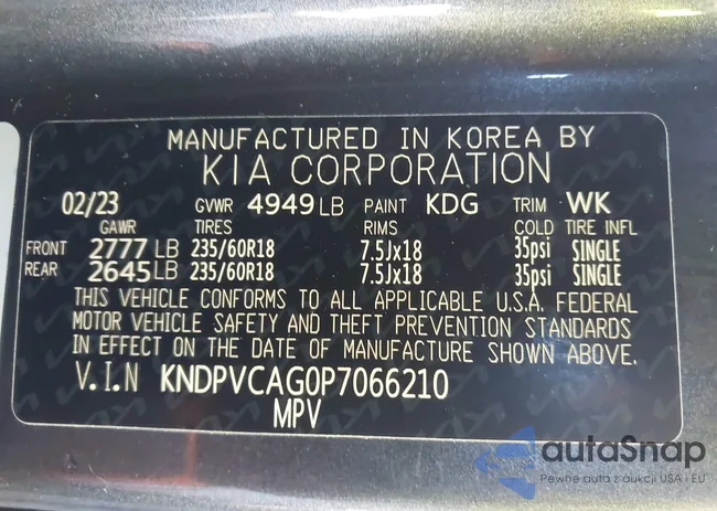 KNDPVCAG0P7066210: 44091658