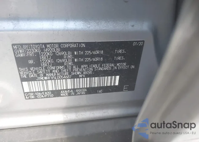 JTMDWRFV5LD054687: 44091821