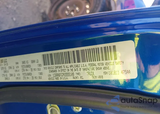 1C6RR6FG7KS555109: 44091856