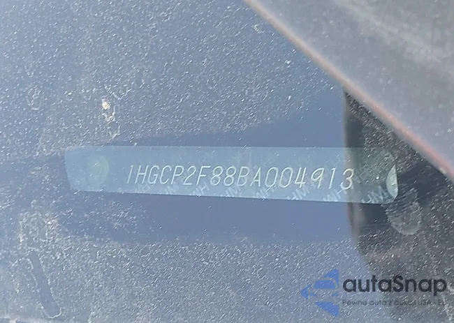 1HGCP2F88BA004913: 44092002