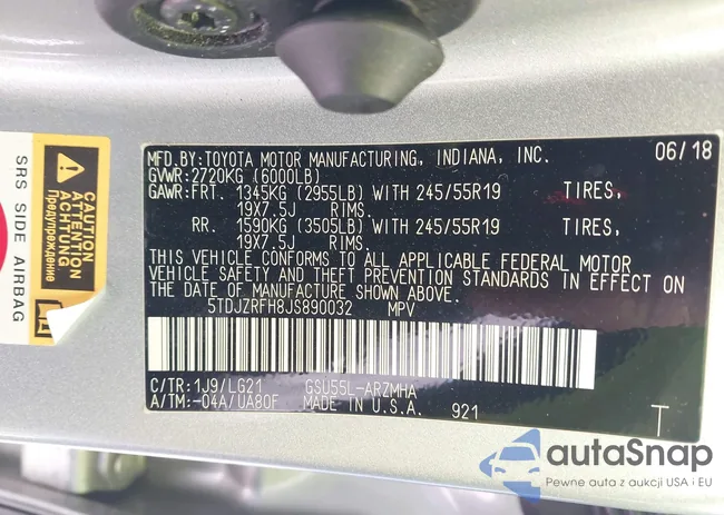 5TDJZRFH8JS890032: 44092134