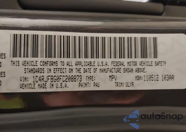 1C4RJFBG0FC208873: 44091166