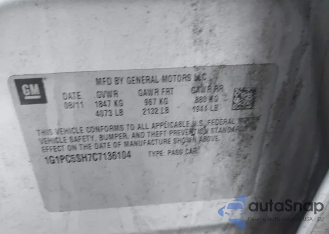 1G1PC5SH7C7136104: 44091171