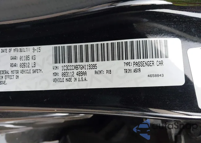 1C3CCCAB7GN119395: 44091190