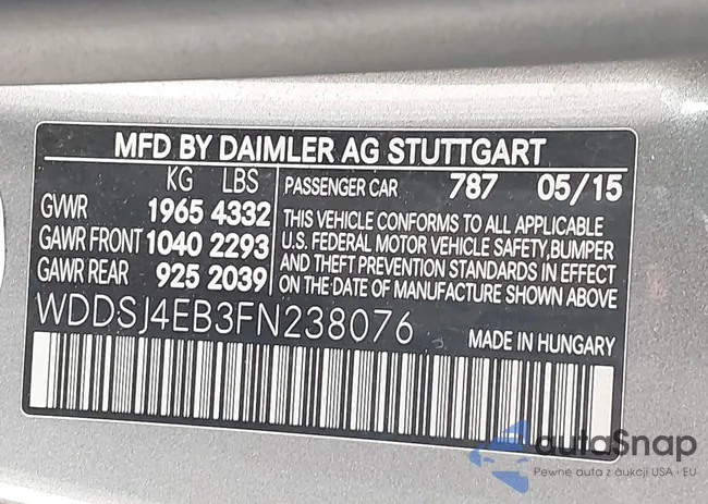 WDDSJ4EB3FN238076: 44091205