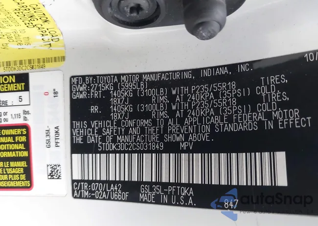 5TDDK3DC2CS031849: 44091352