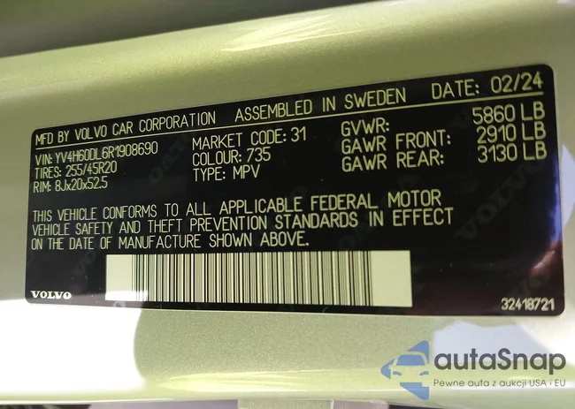 YV4H60DL6R1908690: 44091418