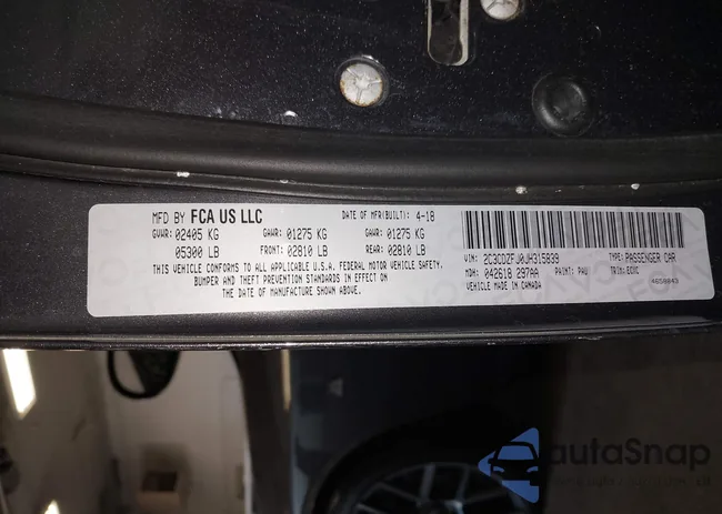 2C3CDZFJ0JH315839: 44092623