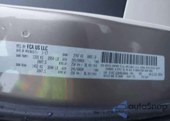 2C4RC1GG8HR634844: 44092707