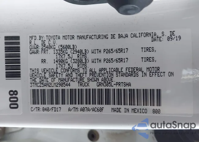 3TMCZ5AN2LM290544: 44092872