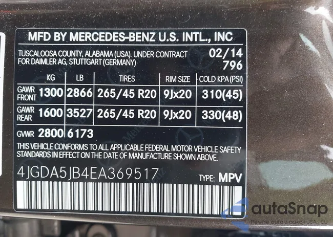 4JGDA5JB4EA369517: 44092264