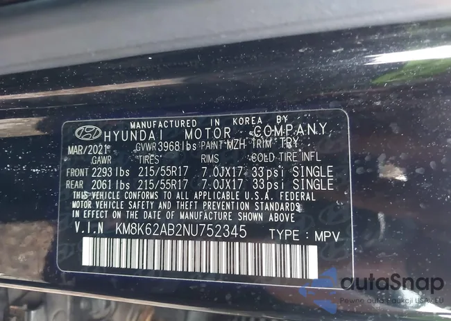 KM8K62AB2NU752345: 44092496