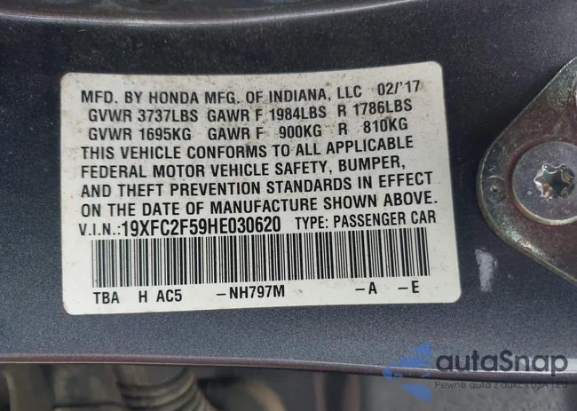 19XFC2F59HE030620: 44092521