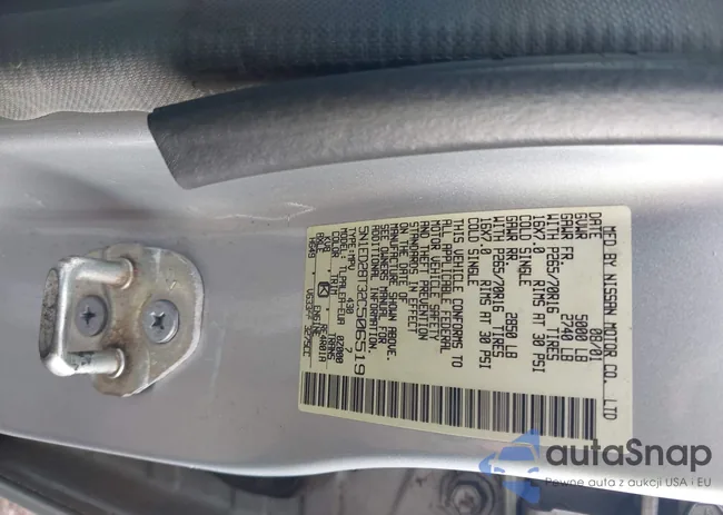 5N1ED28T32C506519: 44093675