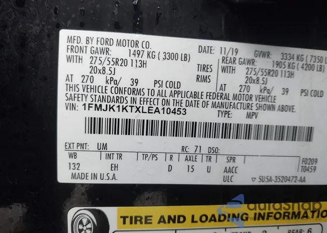 1FMJK1KTXLEA10453: 44093773