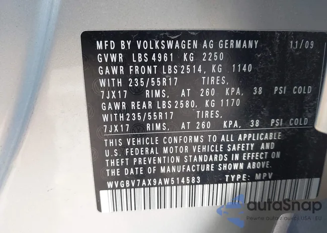 WVGBV7AX9AW514583: 44093888