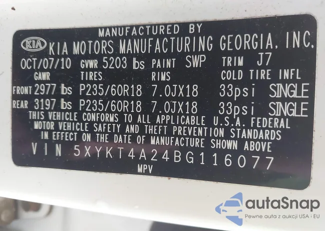 5XYKT4A24BG116077: 44093991