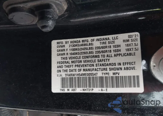 7FARW1H54ME005547: 44094022