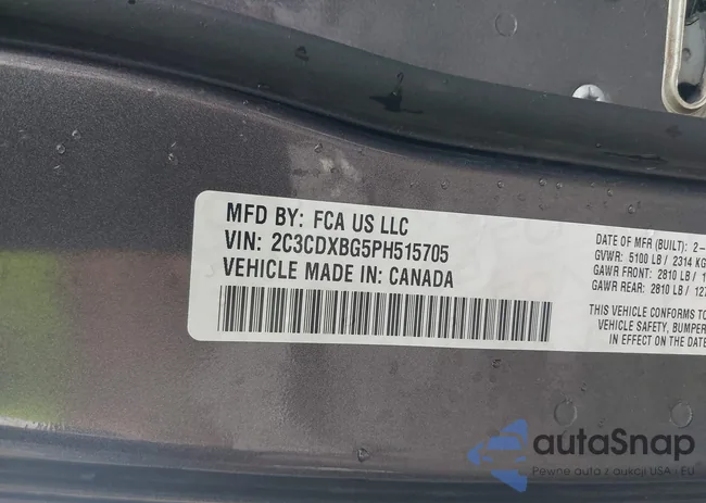 2C3CDXBG5PH515705: 44093179