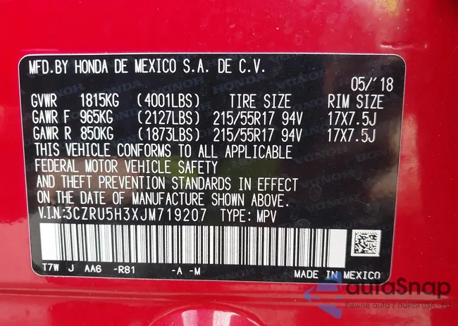 3CZRU5H3XJM719207: 44093194