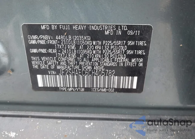 JF2SHAEC6CH405782: 44093378