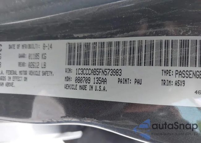 1C3CCCAB5FN573983: 44094619