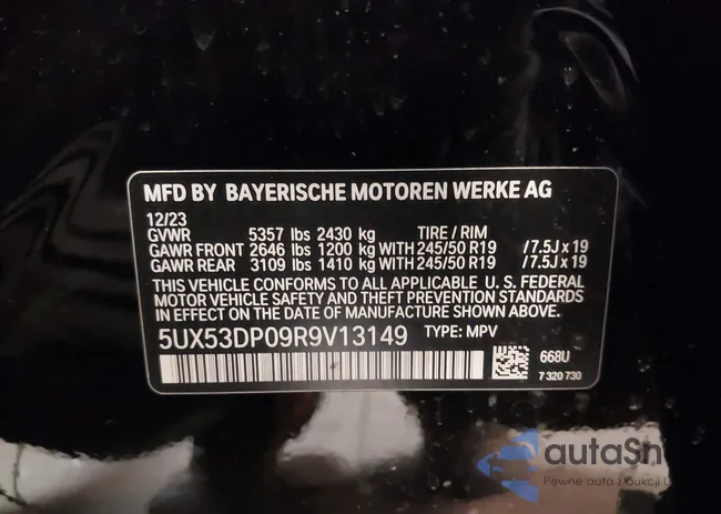 5UX53DP09R9V13149: 44094747