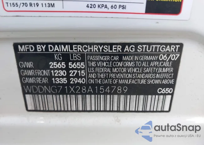 WDDNG71X28A154789: 44094827