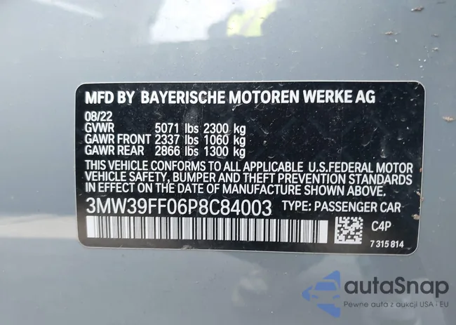 3MW39FF06P8C84003: 44094896