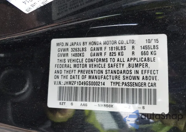 JHMZF1D49GS000214: 44094981