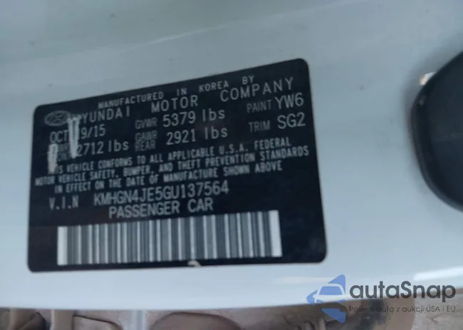 KMHGN4JE5GU137564: 44095072