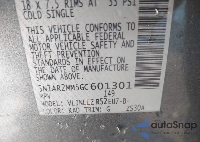 5N1AR2MM5GC601301: 44095112