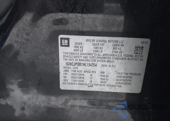 3GNCJPSB7HL134754: 44095131