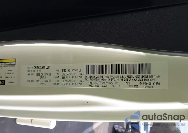 1J4GA69128L593407: 44094194