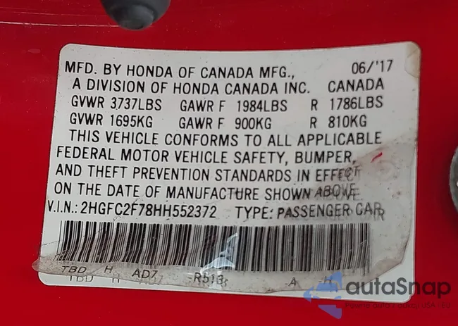 2HGFC2F78HH552372: 44094244