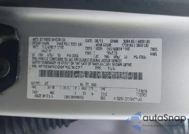 1FTEW1CG0FKE30577: 44094284