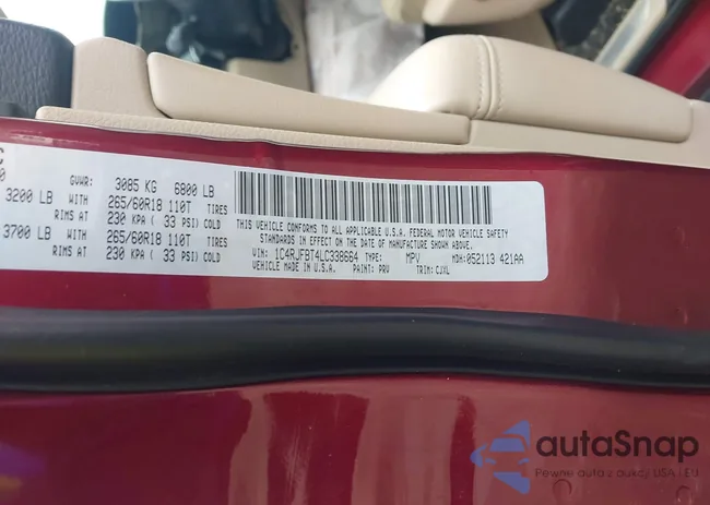 1C4RJFBT4LC338664: 44094350