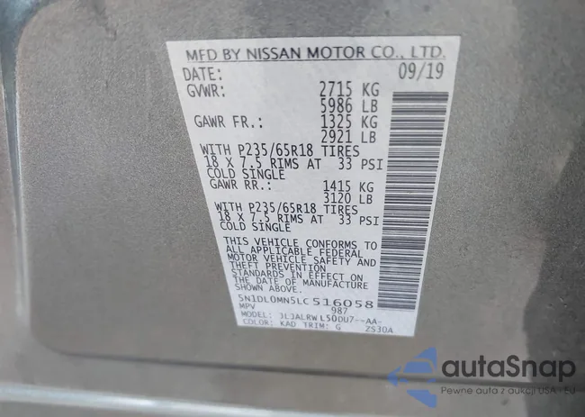 5N1DL0MN5LC516058: 44094356