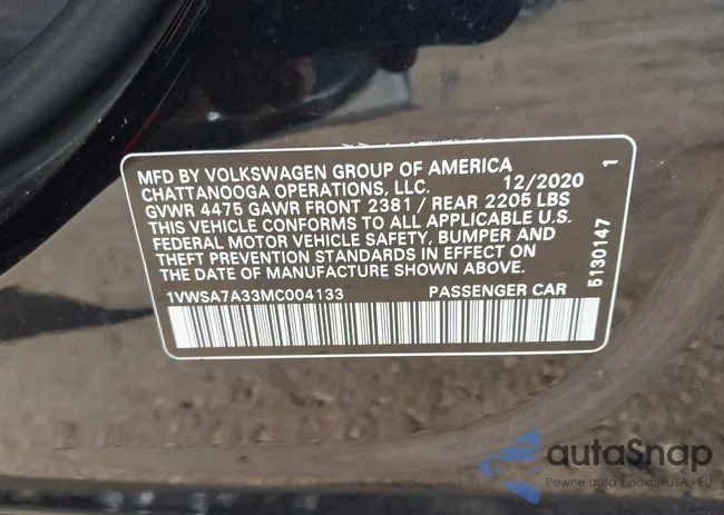 1VWSA7A33MC004133: 44094428